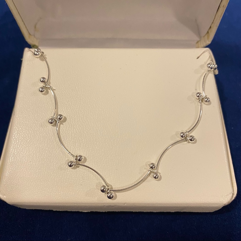 Sterling silver dainty necklace